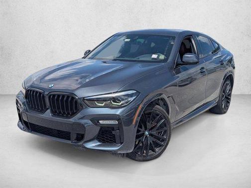 Arctic Gray Metallic 2021 BMW X6 xDrive40i