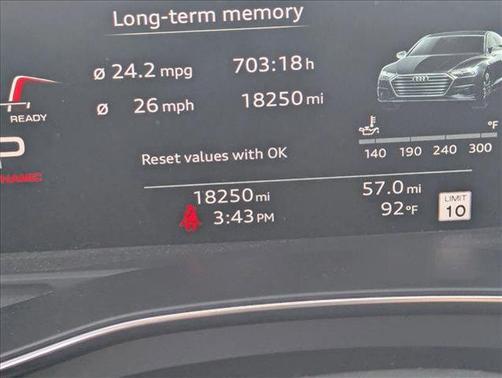 Mythos Black Metallic 2025 Audi A7 Prestige 55 TFSI quattro S tronic