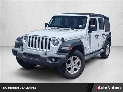 Bright White Clearcoat 2018 Jeep Wrangler Unlimited Sport