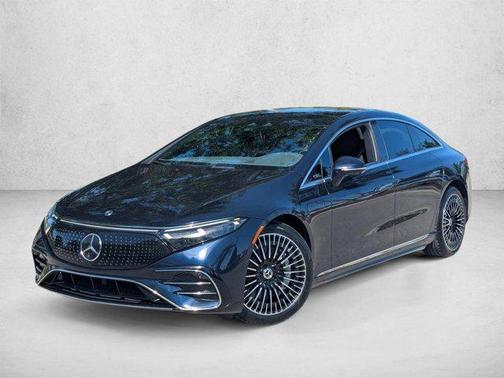 Nautical Blue Metallic 2024 Mercedes-Benz EQS 580 4MATIC