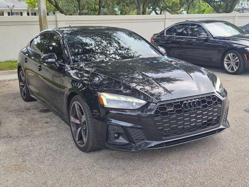 Mythos Black Metallic 2024 Audi A5 Sportback 45 S Line Premium Plus
