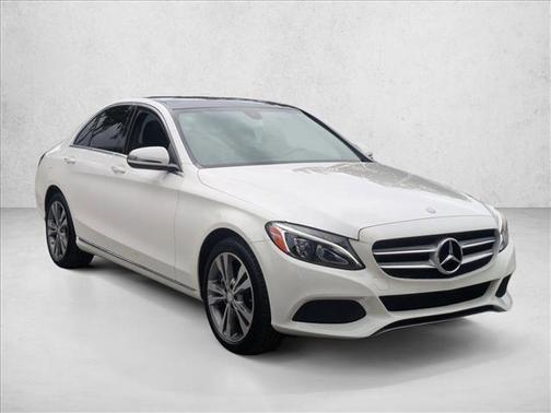 Polar White 2017 Mercedes-Benz C-Class C 300 4MATIC Luxury
