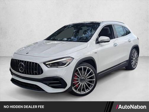 Digital White Metallic 2021 Mercedes-Benz AMG GLA 45 Base 4MATIC