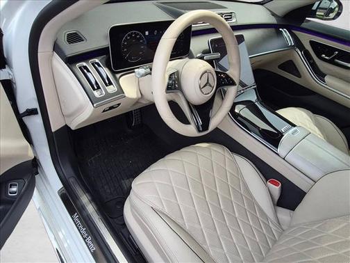 MANUFAKTUR Moonlight White Metallic 2024 Mercedes-Benz S-Class S 580e 4MATIC