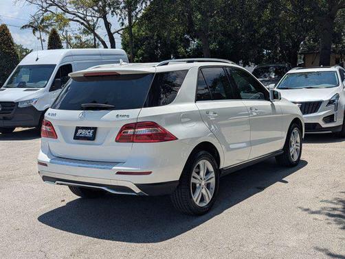Polar White 2015 Mercedes-Benz M-Class 4MATIC
