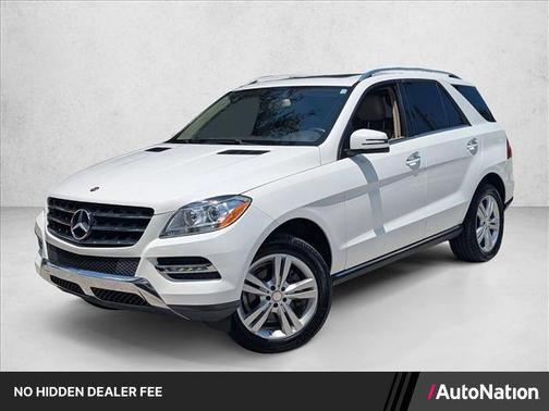 Polar White 2015 Mercedes-Benz M-Class 4MATIC
