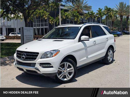 Polar White 2015 Mercedes-Benz M-Class 4MATIC