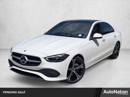 Polar White 2023 Mercedes-Benz C-Class Sedan