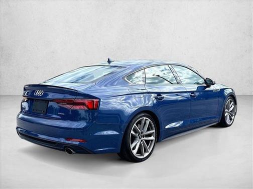 Blue 2019 Audi A5 45 Premium