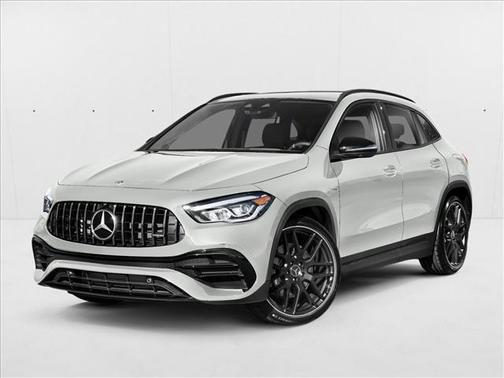 Digital White Metallic 2021 Mercedes-Benz AMG GLA 45 Base 4MATIC