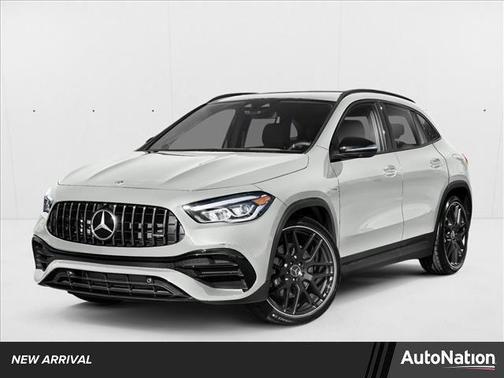 Digital White Metallic 2021 Mercedes-Benz AMG GLA 45 Base 4MATIC