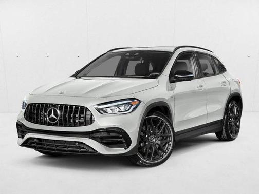 Digital White Metallic 2021 Mercedes-Benz AMG GLA 45 Base 4MATIC