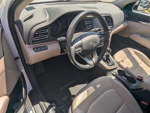 Quartz White Pearl 2019 Hyundai ELANTRA Limited