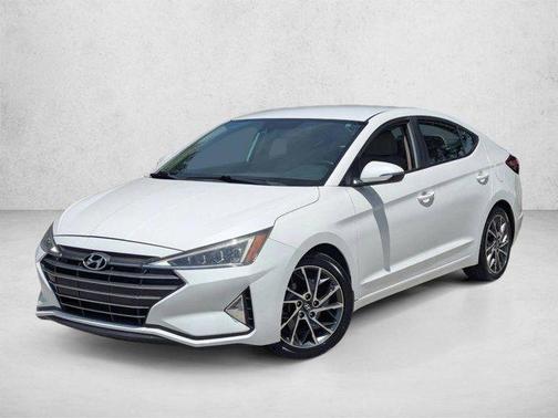Quartz White Pearl 2019 Hyundai ELANTRA Limited