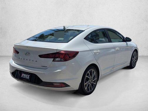 Quartz White Pearl 2019 Hyundai ELANTRA Limited