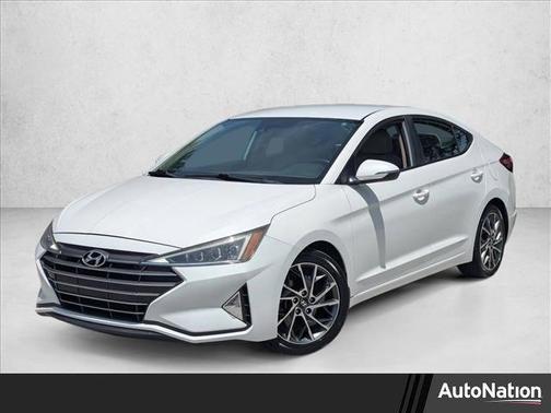 Quartz White Pearl 2019 Hyundai ELANTRA Limited