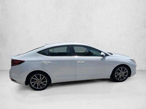 Quartz White Pearl 2019 Hyundai ELANTRA Limited