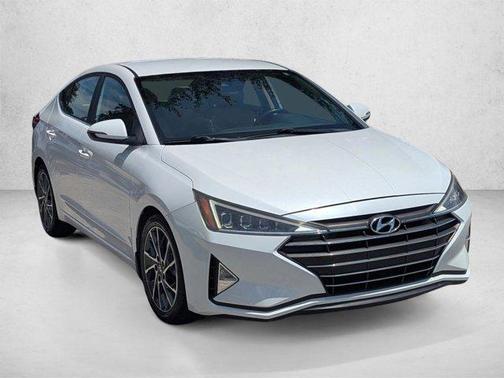 Quartz White Pearl 2019 Hyundai ELANTRA Limited