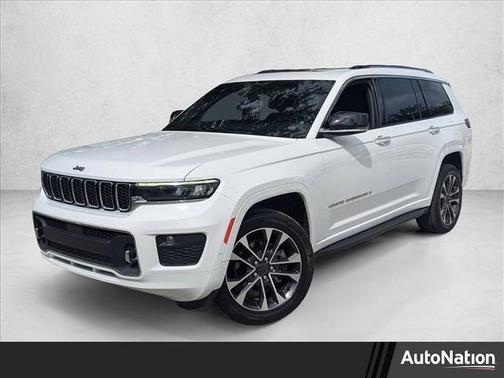 Bright White Clearcoat 2022 Jeep Grand Cherokee L Overland