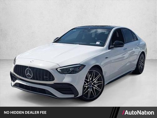Polar White 2024 Mercedes-Benz AMG C 43 4MATIC