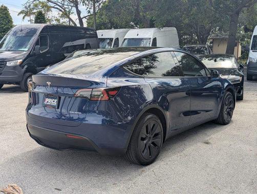 Deep Blue Metallic 2025 Tesla Model Y Long Range Dual Motor All-Wheel Drive