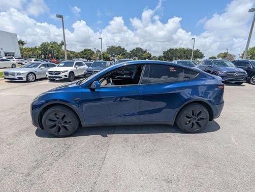 Deep Blue Metallic 2025 Tesla Model Y Long Range Dual Motor All-Wheel Drive