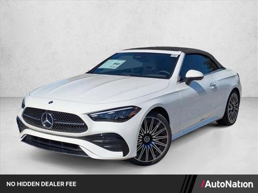 Polar White 2026 Mercedes-Benz CLE 300 4MATIC Cabriolet
