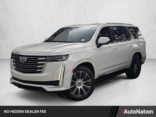 Crystal White Tricoat 2021 Cadillac Escalade Premium Luxury Platinum