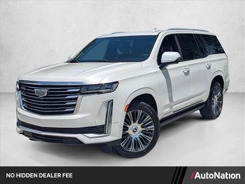 Crystal White Tricoat 2021 Cadillac Escalade Premium Luxury Platinum