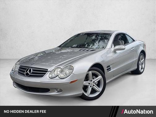 Brilliant Silver Metallic 2005 Mercedes-Benz SL-Class 5.0L