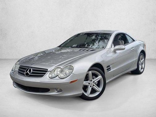 Brilliant Silver Metallic 2005 Mercedes-Benz SL-Class 5.0L