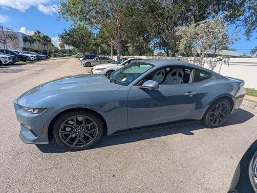 Vapor Blue Metallic 2024 Ford Mustang EcoBoost Premium