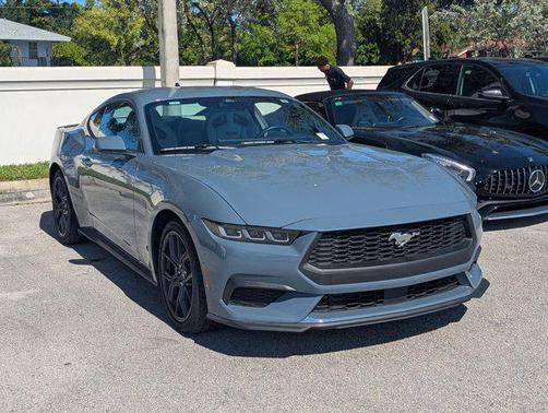 Vapor Blue Metallic 2024 Ford Mustang EcoBoost Premium