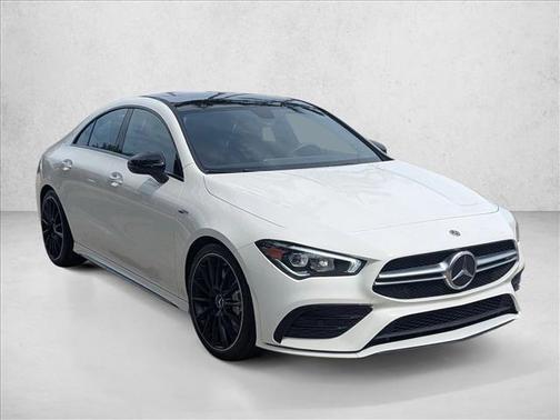 Polar White 2023 Mercedes-Benz AMG CLA 35 4MATIC