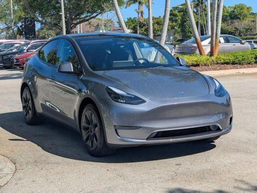 Stealth Grey 2025 Tesla Model Y Long Range Dual Motor All-Wheel Drive
