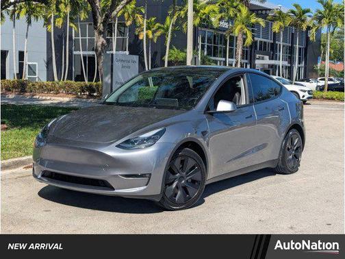 Stealth Grey 2025 Tesla Model Y Long Range Dual Motor All-Wheel Drive