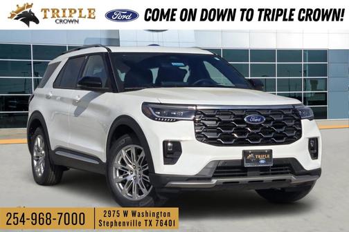 Star White 2026 Ford Explorer Platinum