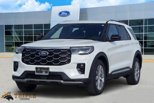 Star White 2026 Ford Explorer Platinum