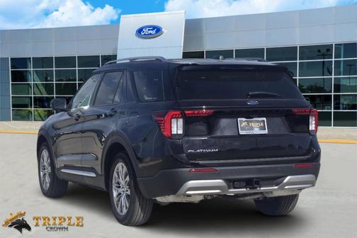 Agate Black Metallic 2026 Ford Explorer Platinum