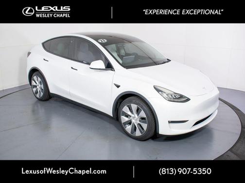 Pearl White Multi-Coat 2022 Tesla Model Y Long Range Dual Motor All-Wheel Drive