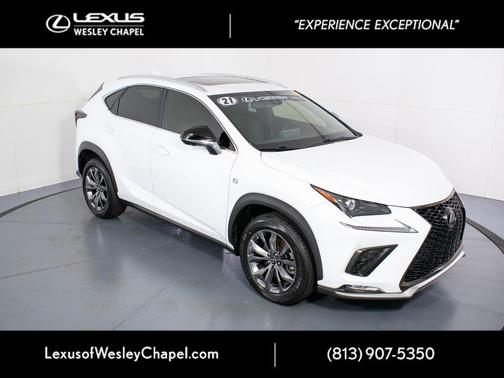 Ultra White 2021 Lexus NX 300 F Sport