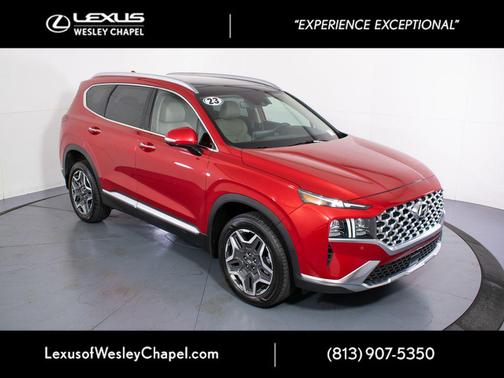 Calypso Red 2023 Hyundai SANTA FE Limited