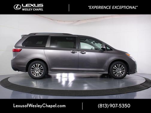 Predawn Gray Mica 2019 Toyota Sienna XLE Premium