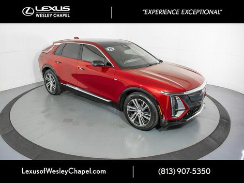 Radiant Red Tintcoat 2025 Cadillac LYRIQ Luxury