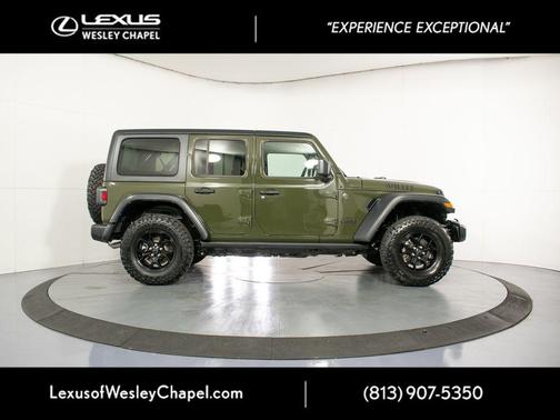 Sarge Green Clearcoat 2024 Jeep Wrangler Willys