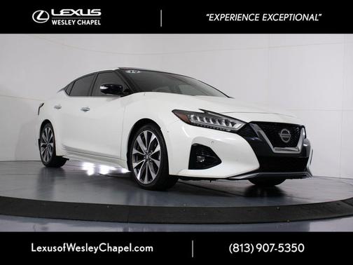 Pearl White Tricoat 2019 Nissan Maxima 3.5 Platinum
