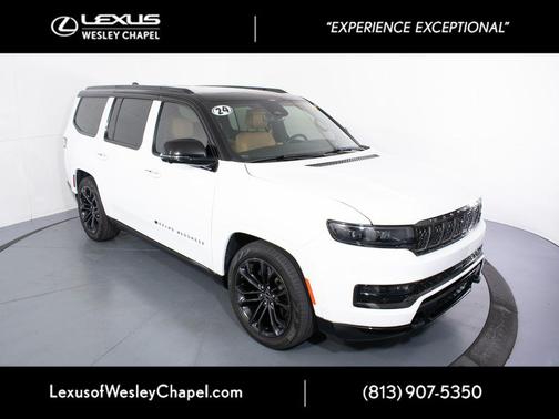 Bright White Clearcoat 2024 Jeep Grand Wagoneer Series III Obsidian 4x4