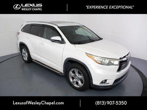 Blizzard Pearl 2015 Toyota Highlander Limited