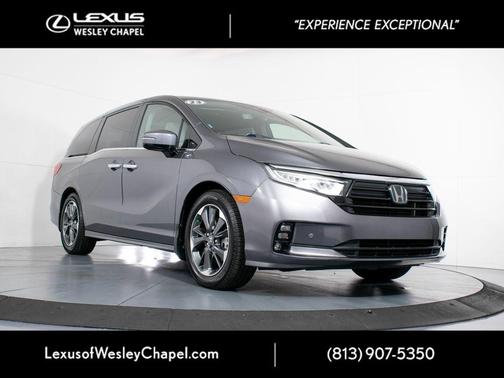 Modern Steel Metallic 2023 Honda Odyssey Elite