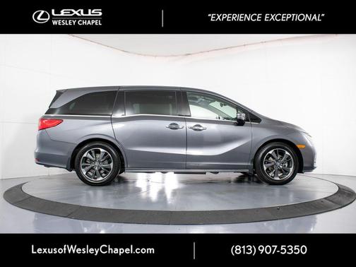 Modern Steel Metallic 2023 Honda Odyssey Elite